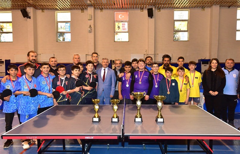 OKUL SPORLARI MASA TENİSİ TURNUVALARI TAMAMLANDI