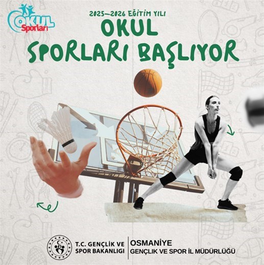 2025-2026 EĞİTİM YILI OKUL SPORLARI BAŞLIYOR.